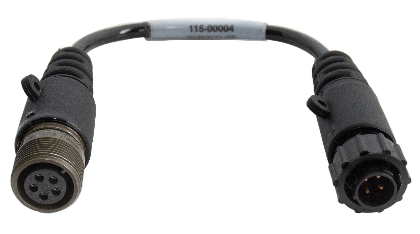 P0020 5-pin load cell adapter angled view